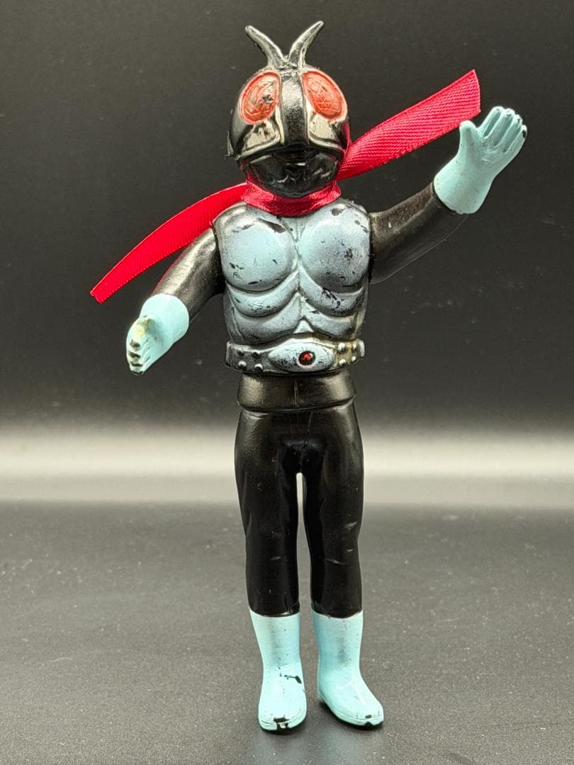 【希少・当時物】旧バンダイ 仮面ライダー ソフビ フィギュア ミドルサイズ