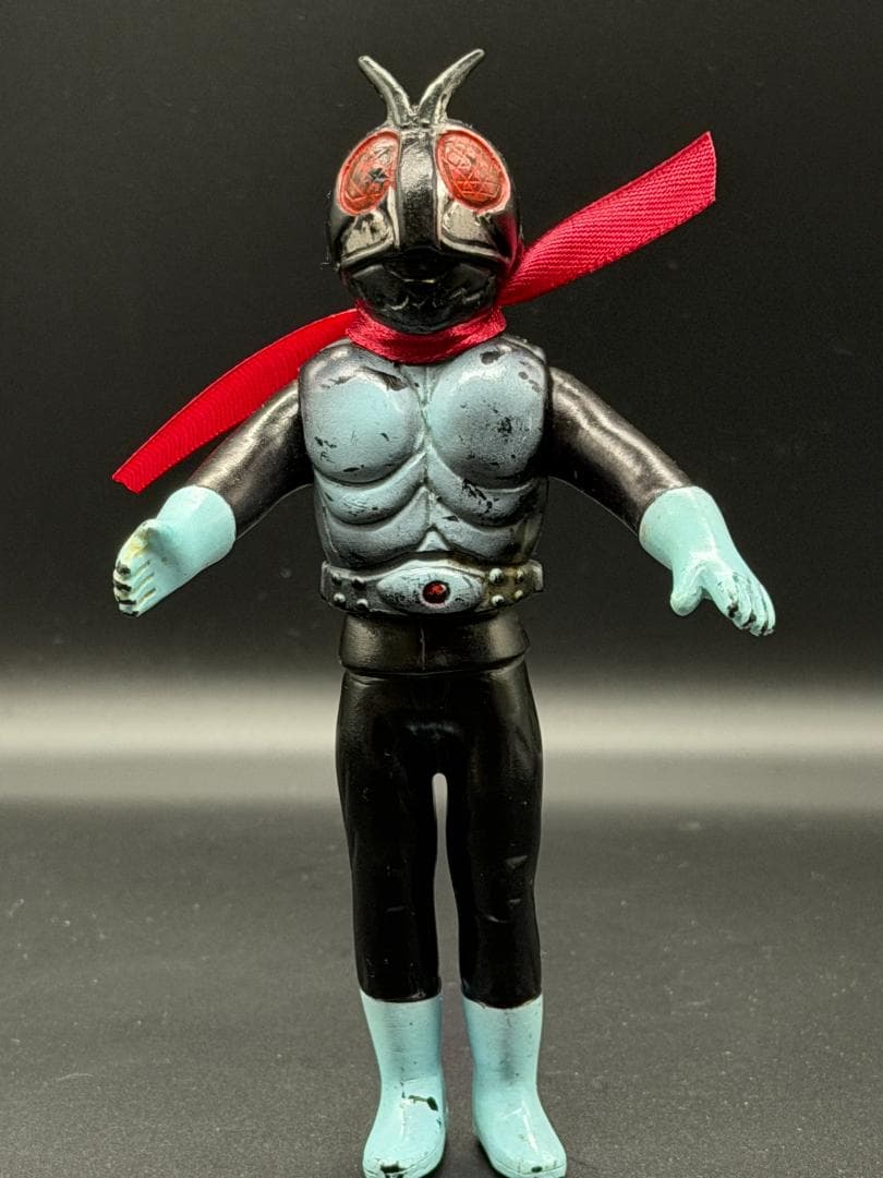 【希少・当時物】旧バンダイ 仮面ライダー ソフビ フィギュア ミドルサイズ