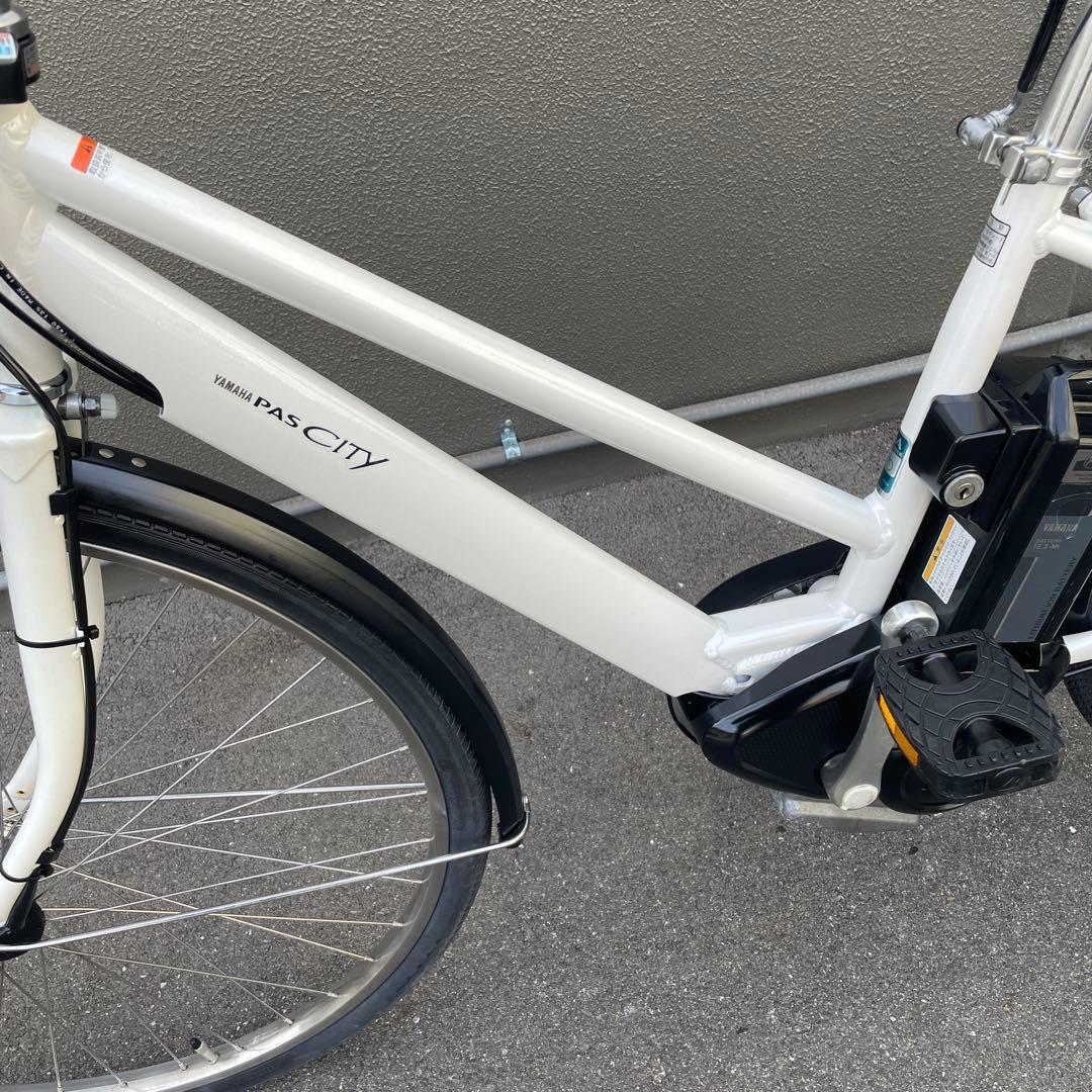 ヤマハ電動アシスト自転車27インチ バッテリー12.3Ah 内8段引き取り限定