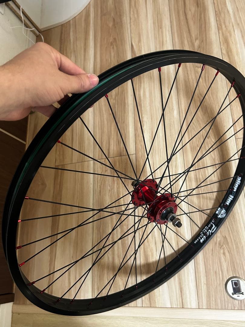 Alienation Black Rim 26 インチフロント完組ホイール