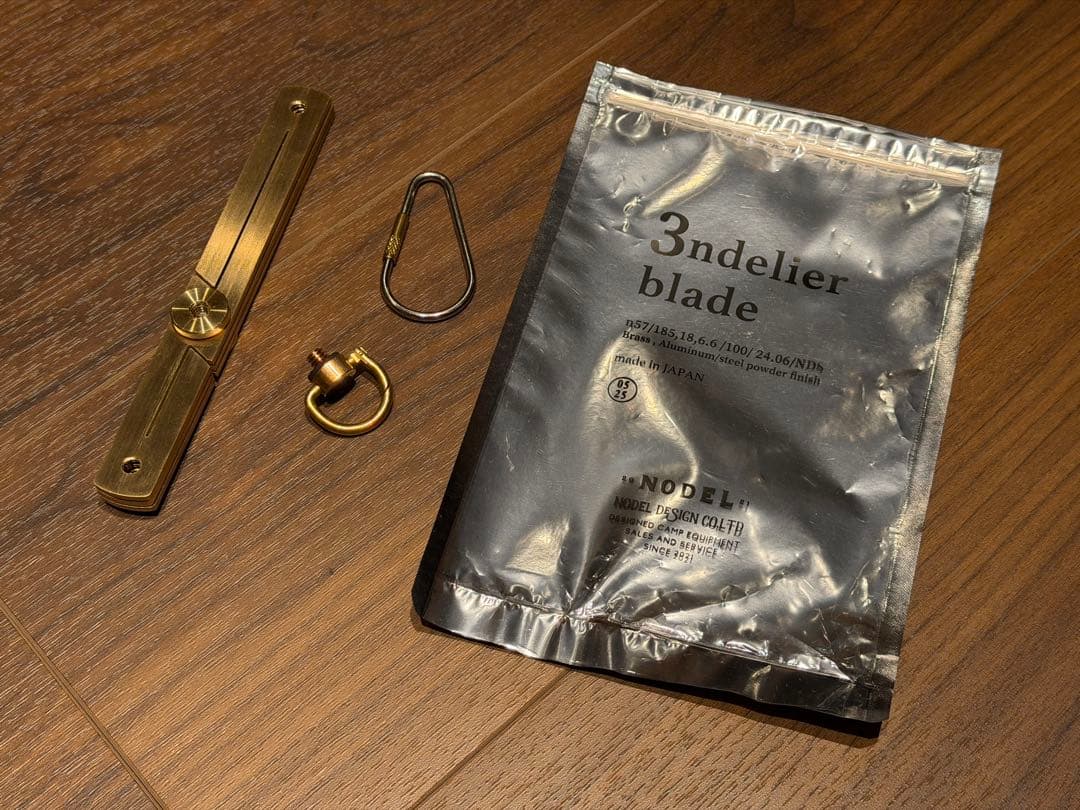 ノデルデザイン 新品 3ndelier blade(Brass ver)