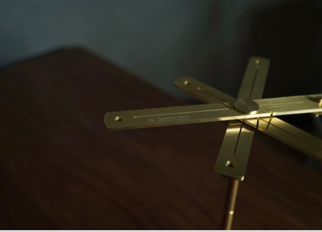 ノデルデザイン 新品 3ndelier blade(Brass ver)