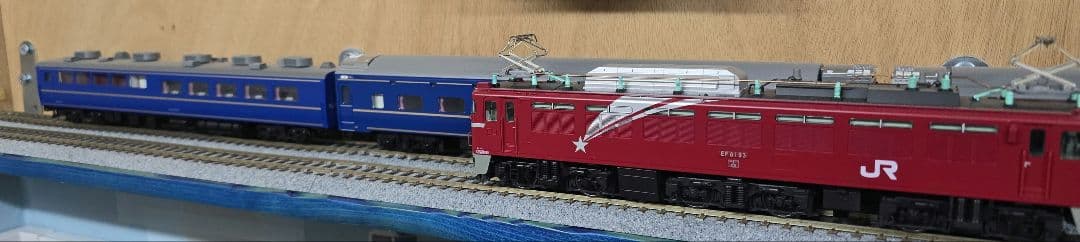 【展示美品】KATO HOゲージ 北斗星 機関車2両客車6両計8両セット