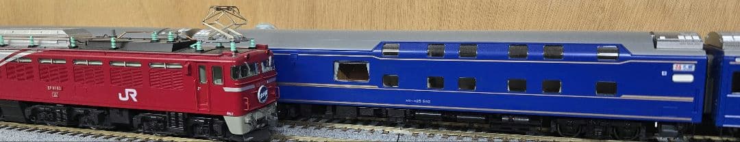 【展示美品】KATO HOゲージ 北斗星 機関車2両客車6両計8両セット