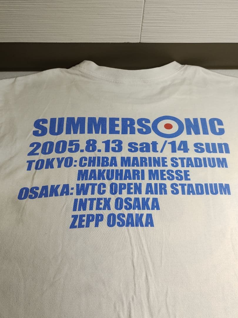 古着SUMMER SONIC 2005 Tシャツ Mサイズ ホワイト