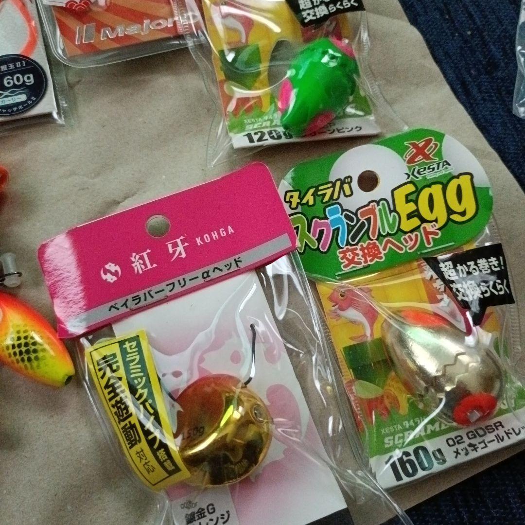 タイラバ　ヘッド　オモリ　TG　ビンビンスイッチ