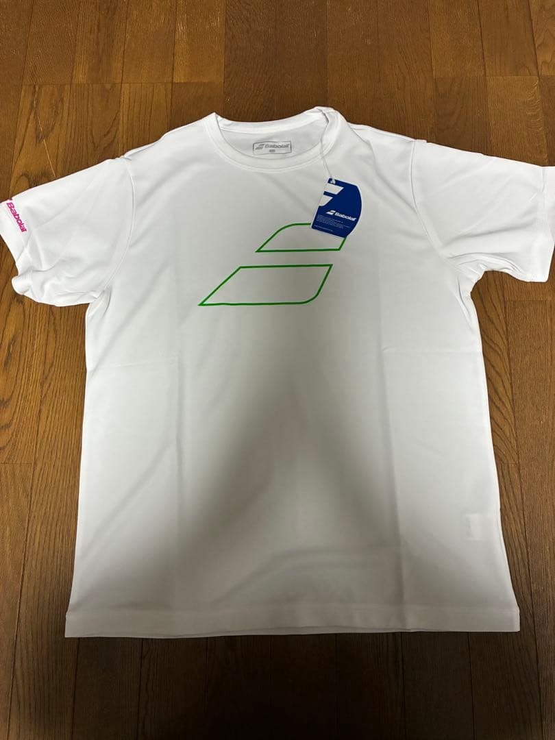 Babolat テニス Tシャツ ホワイト/グレー
