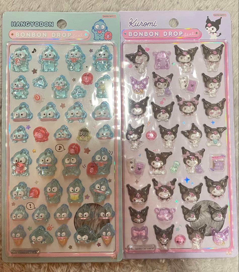 【正規品】　ボンボンドロップシール　サンリオ　第1弾　コンプリート　８点
