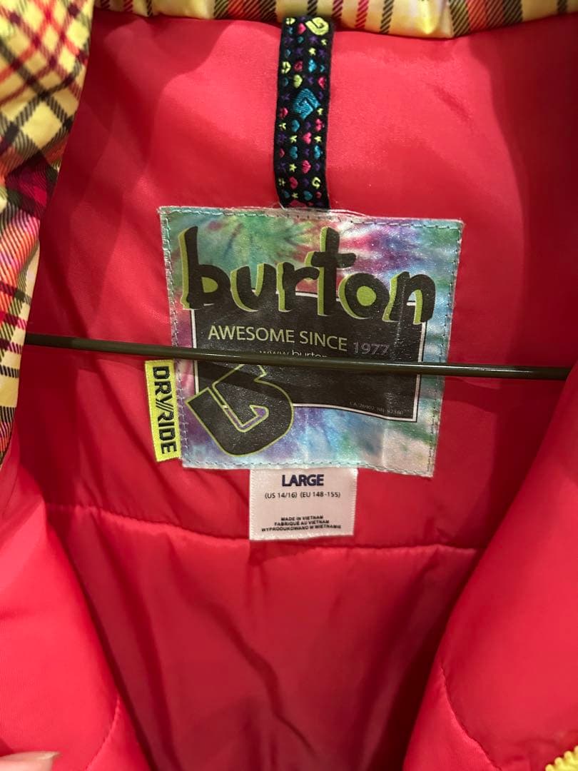 burton フード付きスキーウェア LARGE