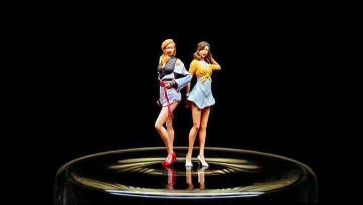 ⚠️ラスト■1/64イニD【インパクトブルー/真子＆沙雪 Ver.2】2体セット