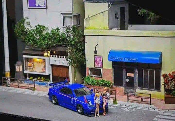 ⚠️ラスト■1/64イニD【インパクトブルー/真子＆沙雪 Ver.2】2体セット