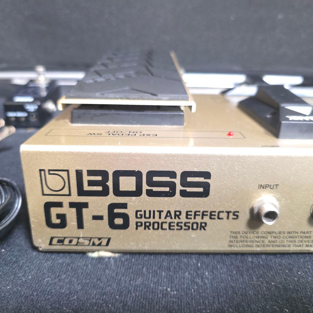 492】 BOSS GT-6 マルチエフェクター　ハードケース　KORGチューナ