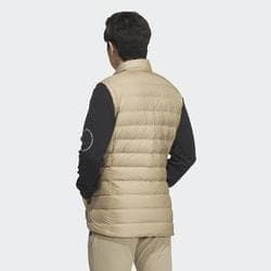 M アディダス ゴルフ リップストップ フルジップ ダウンベスト