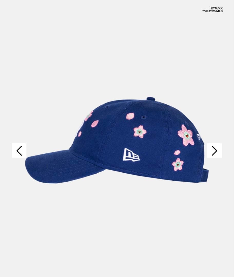 村上隆 x ドジャース new era 9 twenty キャップ 青
