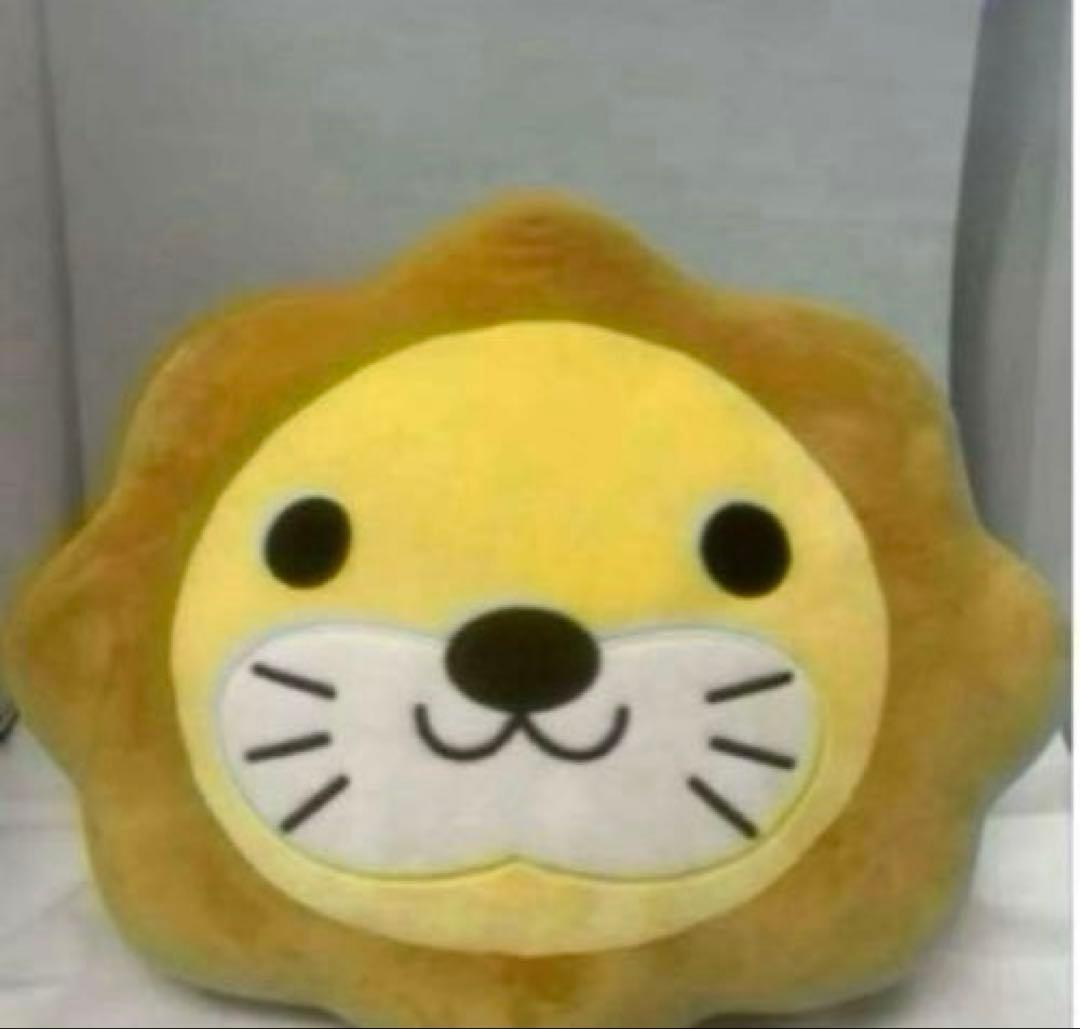 美品⭐︎リベ大グッズ 両学長 ライオン クッション大