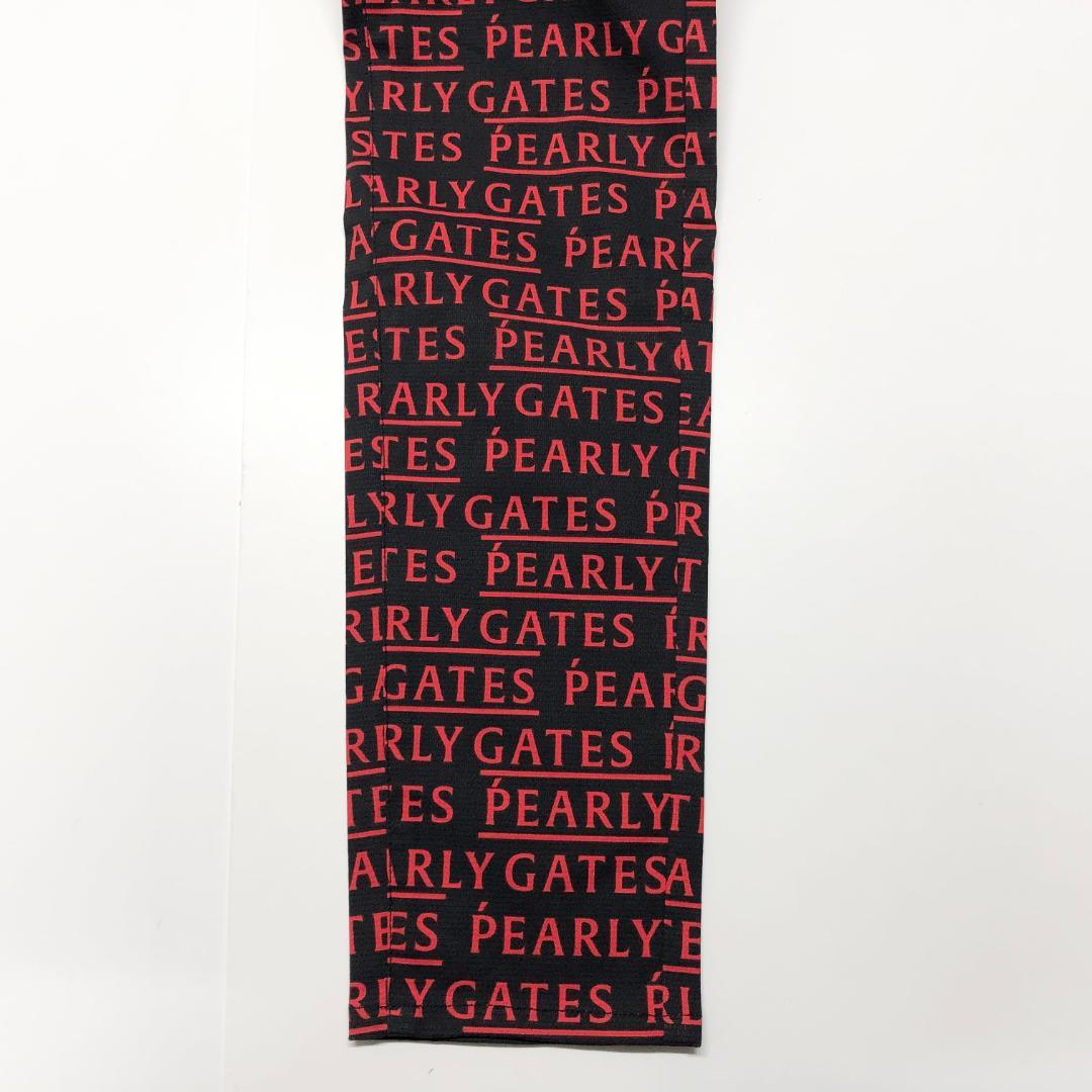 ○★新品未使用　PEARLY GATES　ロゴストレッチパンツ　1　ブラック
