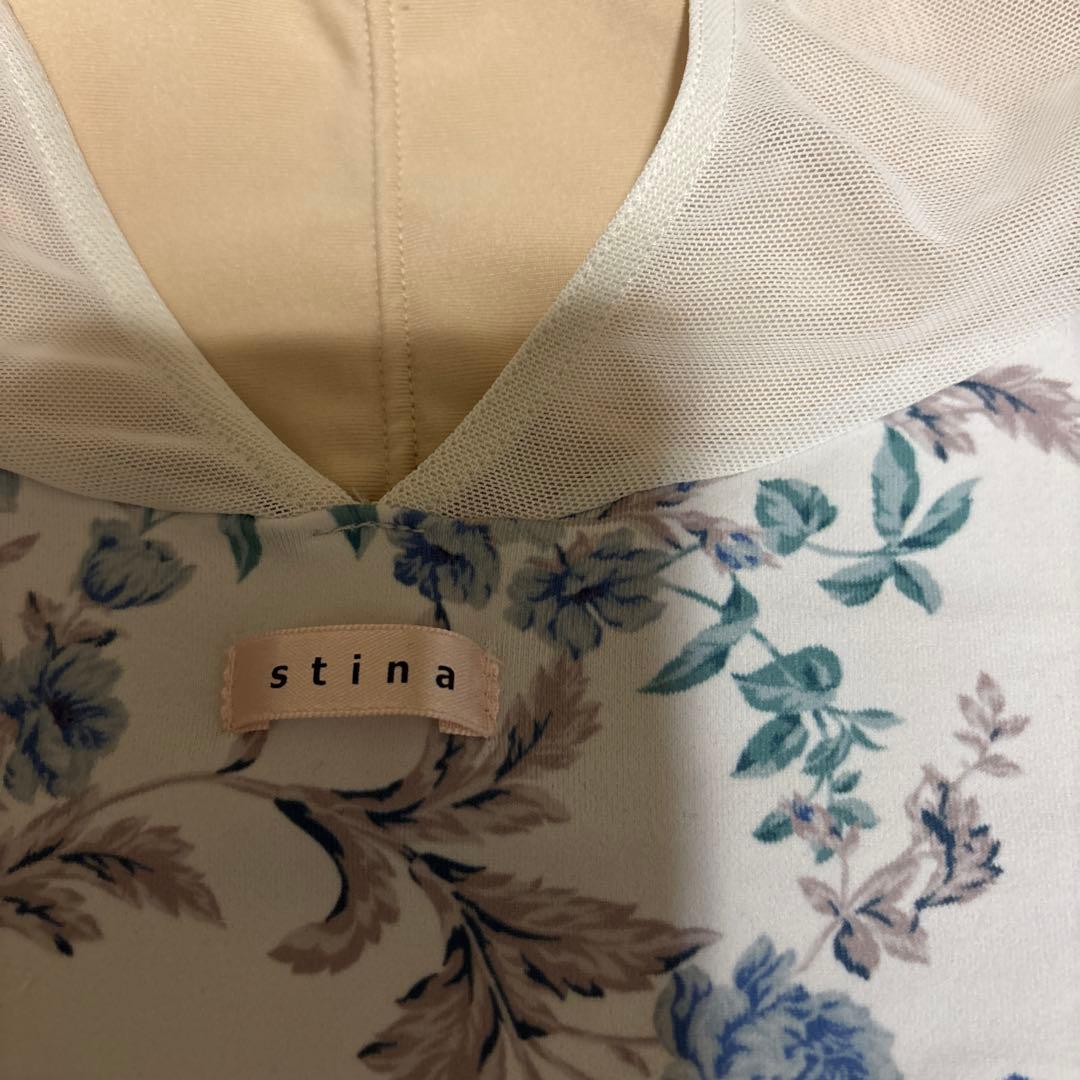 stina フラワープリント レオタード Sサイズ　美品