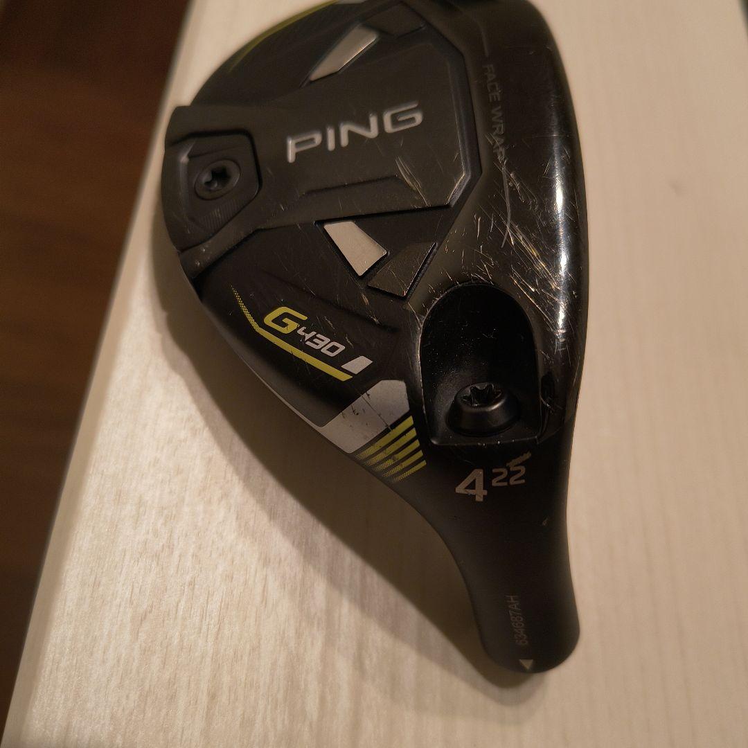 PING G430 ハイブリッド ユーティリティ 4U 22度 ヘッドのみ