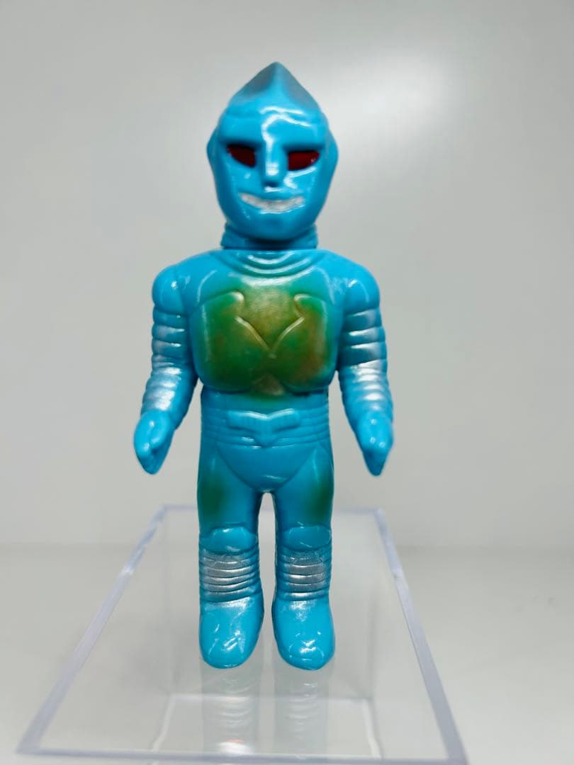 マーミット　ジェットジャッカー　ミニソフビ 特撮　水色成型　ロボット