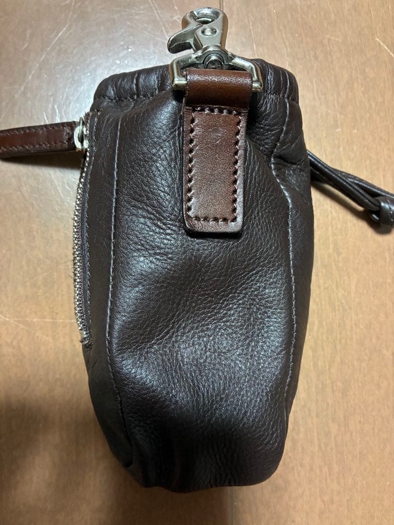 木の庄帆布 レザー ボールケース