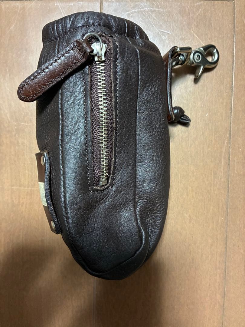 木の庄帆布 レザー ボールケース