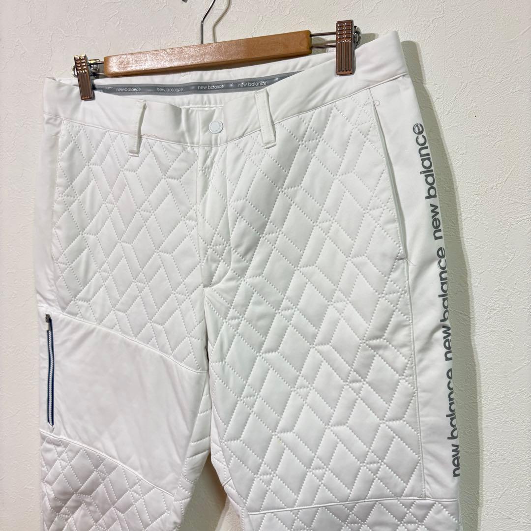 【NEW BALANCE GOLF】美品　防風キルティングパンツ　　メンズＬ