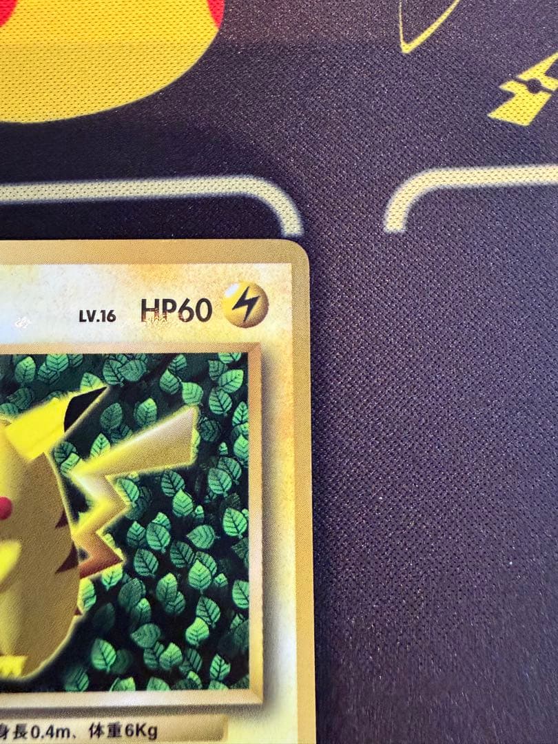【ポケカ旧裏】ピカチュウ コロコロ光沢あり誤表記　ken sugimori