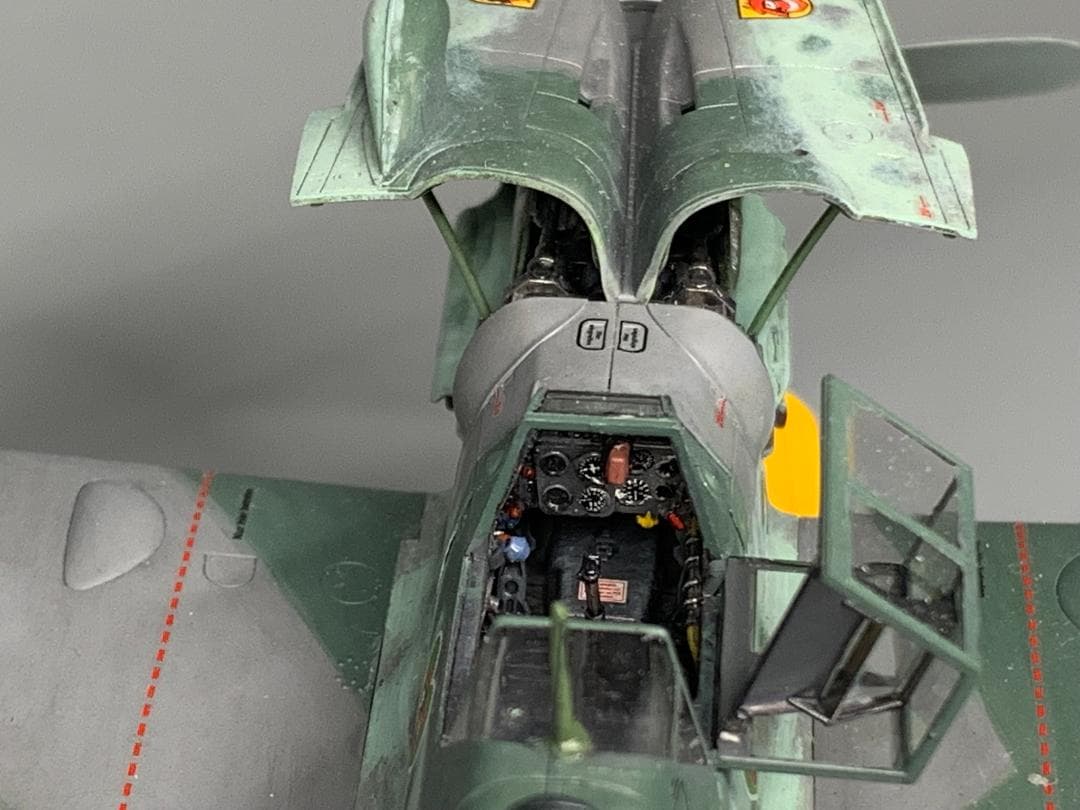 タミヤ1/48 メッサーシュミット Bf109 G-6 塗装済み完成品