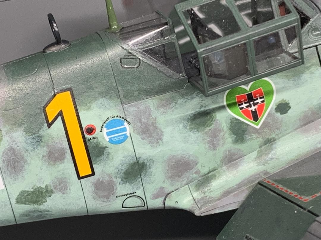 タミヤ1/48 メッサーシュミット Bf109 G-6 塗装済み完成品