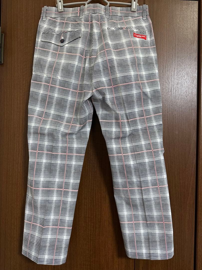 未使用　MASTER BUNNY EDITION メンズゴルフパンツ　チェック
