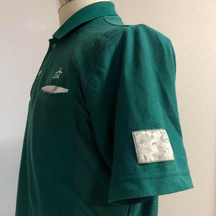 マンシングウェア ゴルフ シャツ ポロシャツ グリーン LLサイズ
