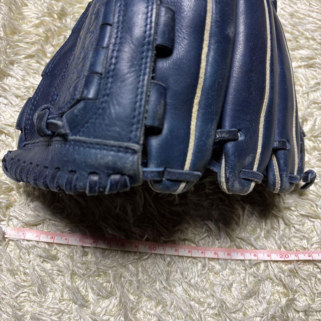 MIZUNO ミズノ ビッグM 軟式グローブ 一般 投手用 和田モデル ネイビー