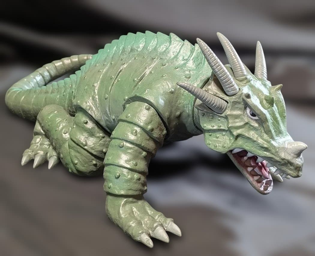 ゼロン「スペクトルマン」登場怪獣（マーミット）ビニパラ金剛 ソフビフィギュア