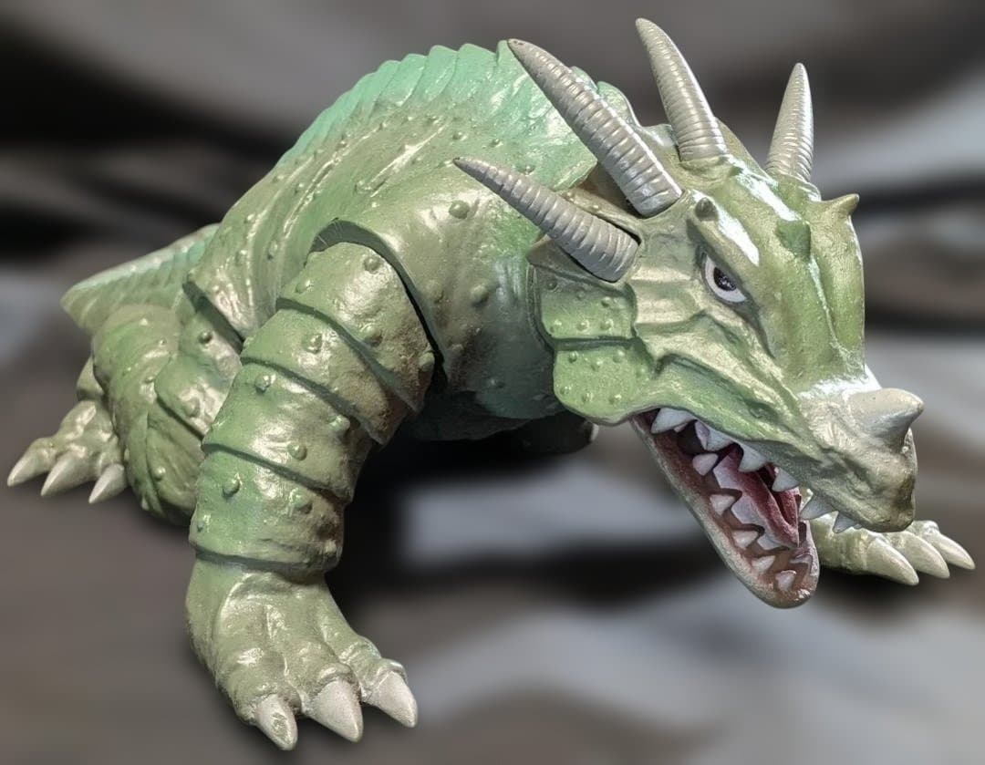 ゼロン「スペクトルマン」登場怪獣（マーミット）ビニパラ金剛 ソフビフィギュア