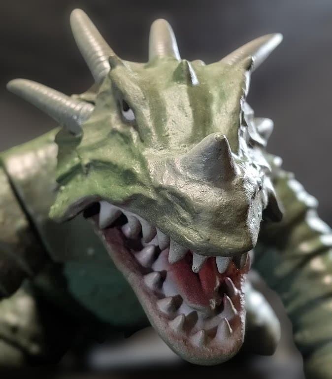 ゼロン「スペクトルマン」登場怪獣（マーミット）ビニパラ金剛 ソフビフィギュア