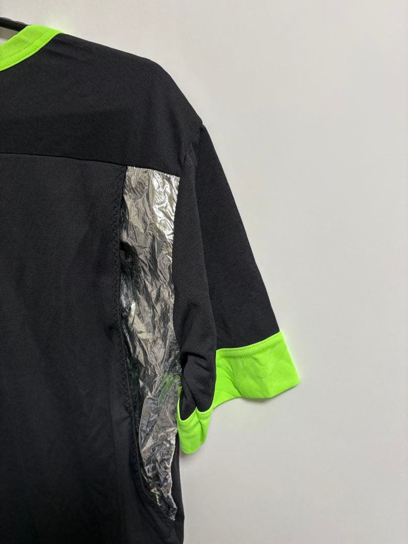 adidas by kolor シルバー箔 アシンメトリー Tシャツ アディダス