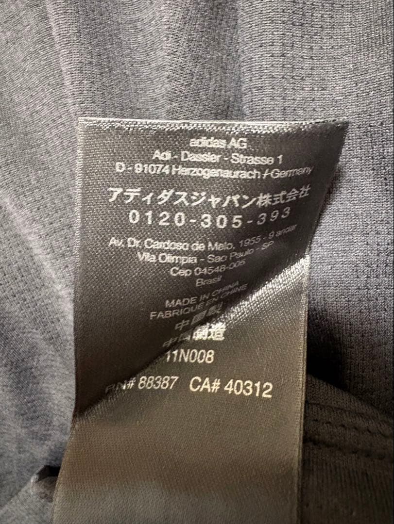 adidas by kolor シルバー箔 アシンメトリー Tシャツ アディダス