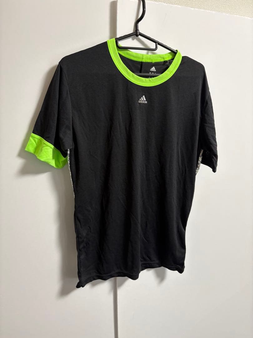 adidas by kolor シルバー箔 アシンメトリー Tシャツ アディダス