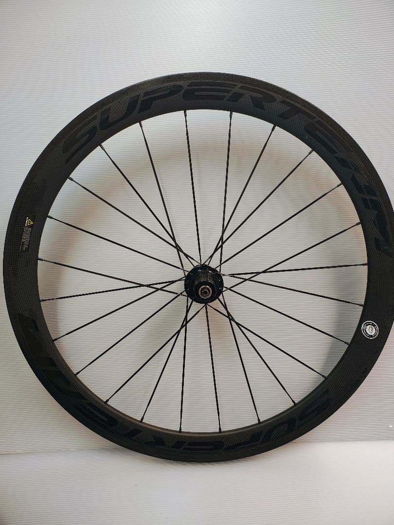 SUPERTEAM クリンチャーカーボンリムハイト50mmのディープリム700C