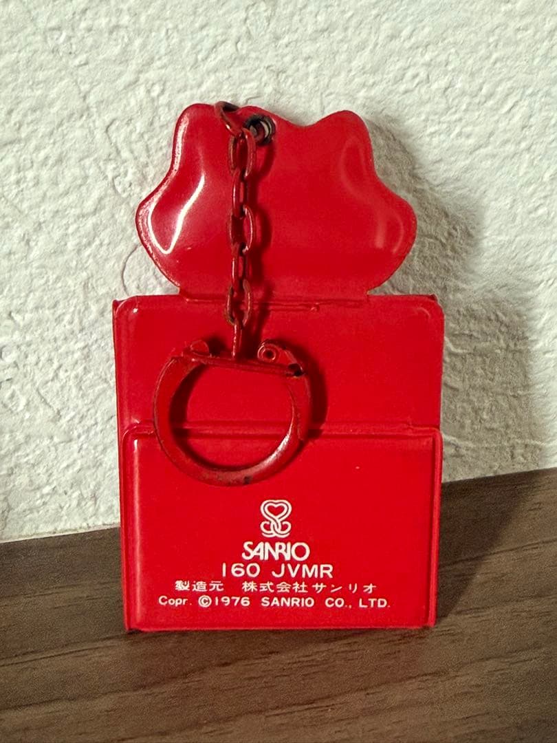 キティ　昭和レトロ　キーホルダー　ミラー　鏡