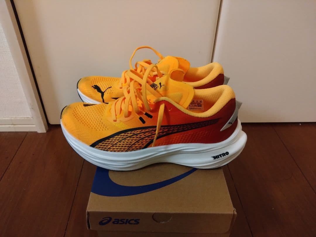 PUMA プーマ　ディヴィエイト　ニトロ 3 ランニングシューズ 25.0cm