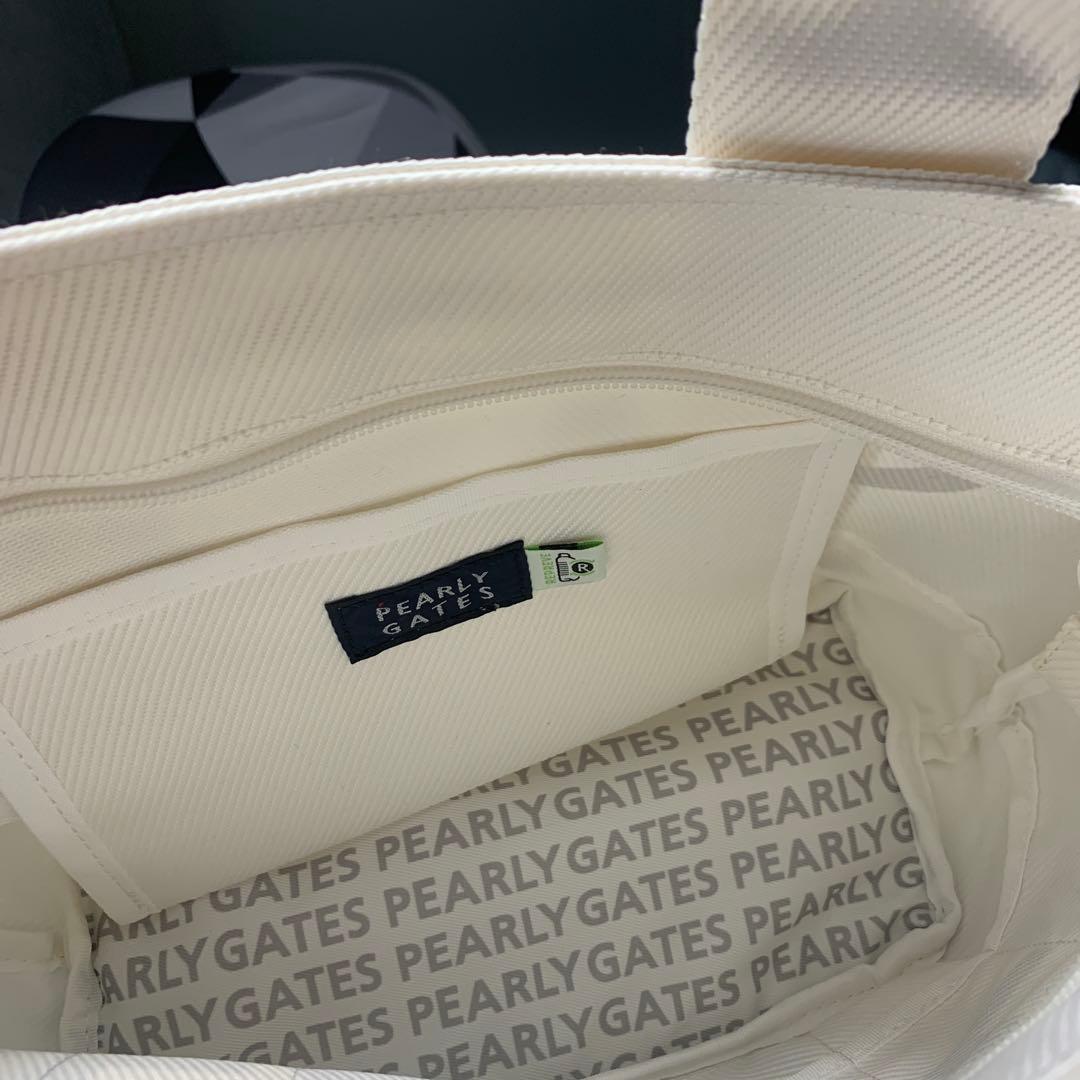 新品タグ付きPEARLY GATES トートバッグ ホワイト