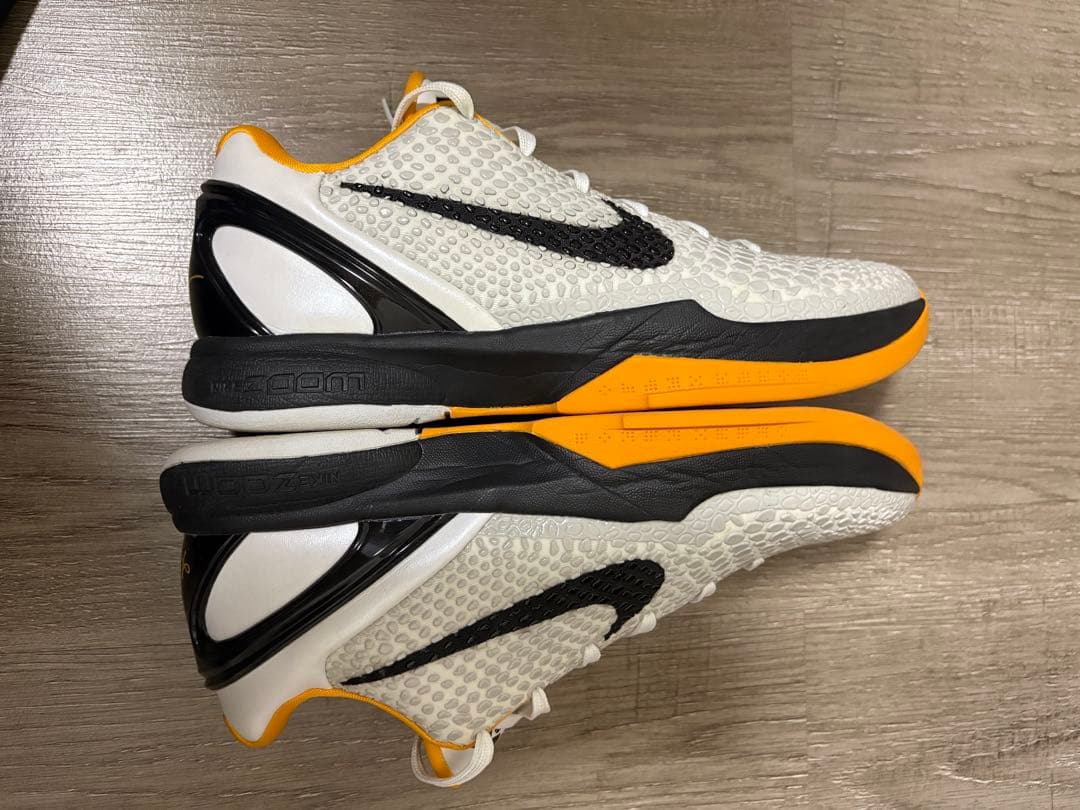 Nike Kobe 6 Protro ホワイト/ブラック/イエロー
