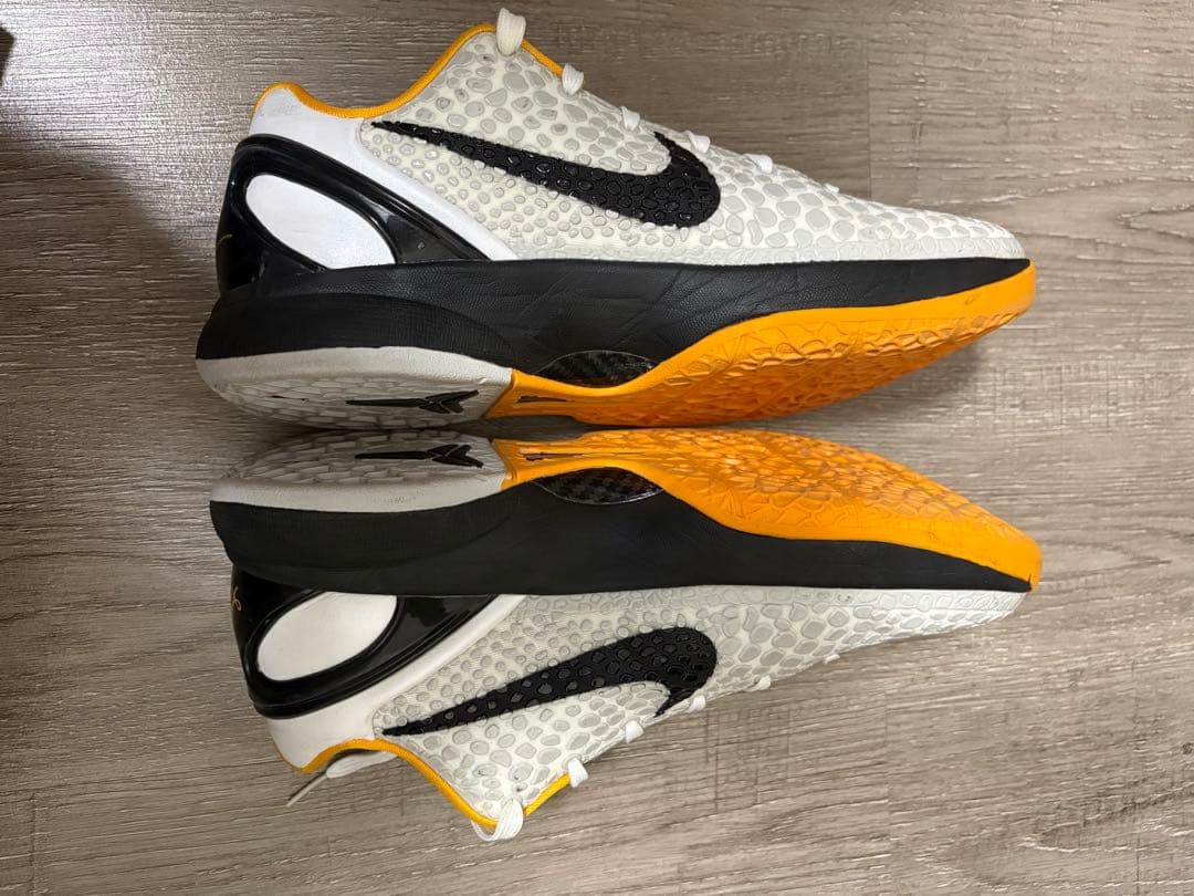 Nike Kobe 6 Protro ホワイト/ブラック/イエロー