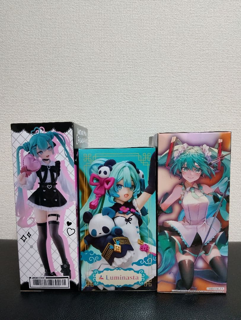 プライズフィギュア 初音ミク 3体セット