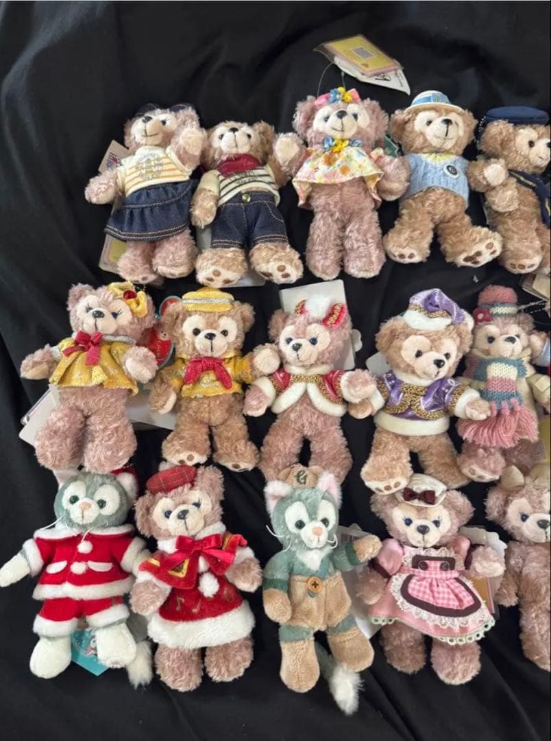 ダッフィー　シェリーメイ　ぬいぐるみバッヂ　ぬいバ　まとめ売り