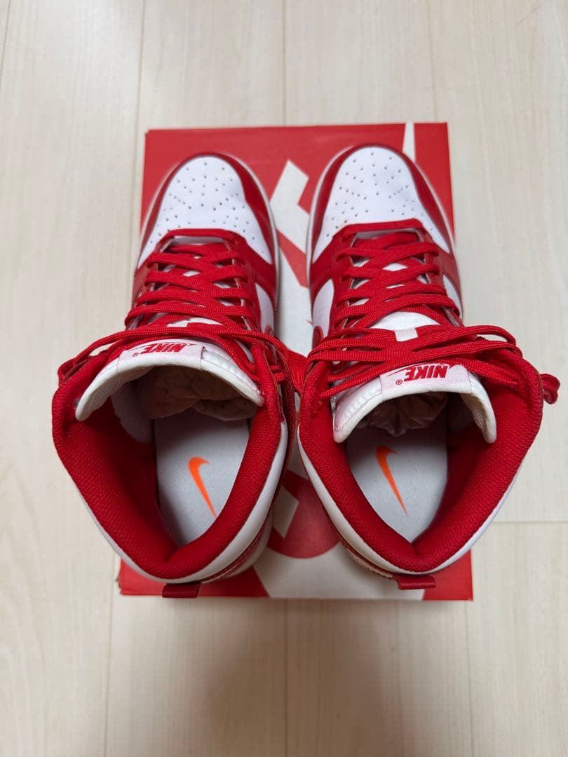 【セール】Dunk High ChampionshipWhite and Red