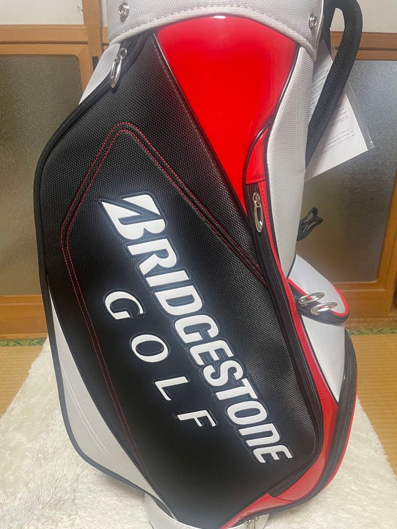 BRIDGESTONE GOLF キャディバッグ 赤黒白corocoro