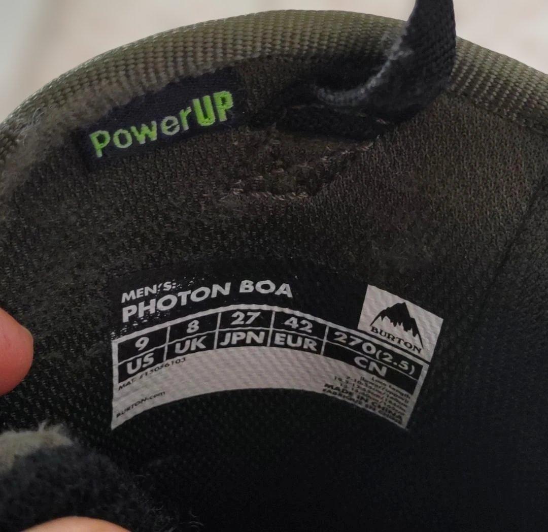 綺麗　BURTON PHOTON スノーボードブーツ バートン　ダークグリーン