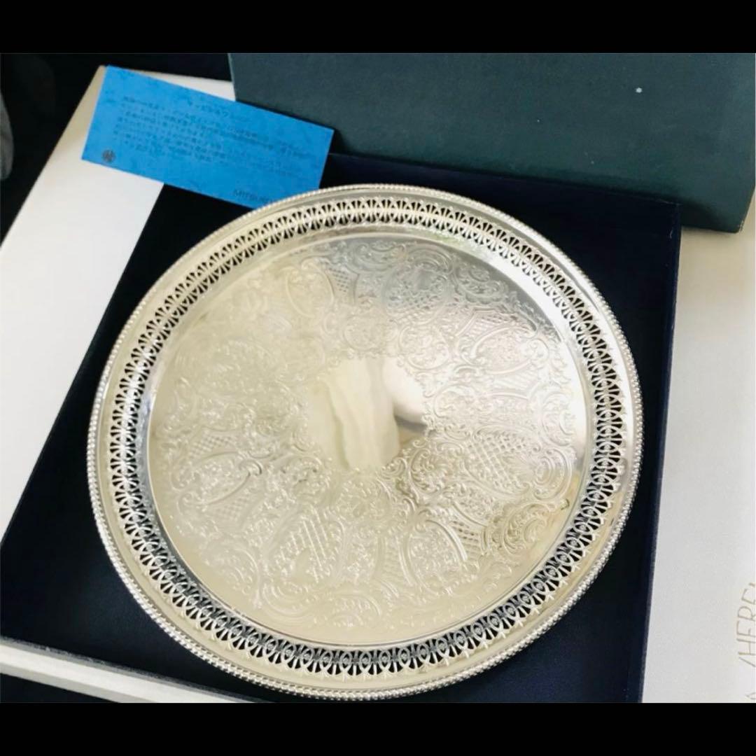 マッピン＆ウェッブ Mappin & Webb トレイ サルヴァ 透かし